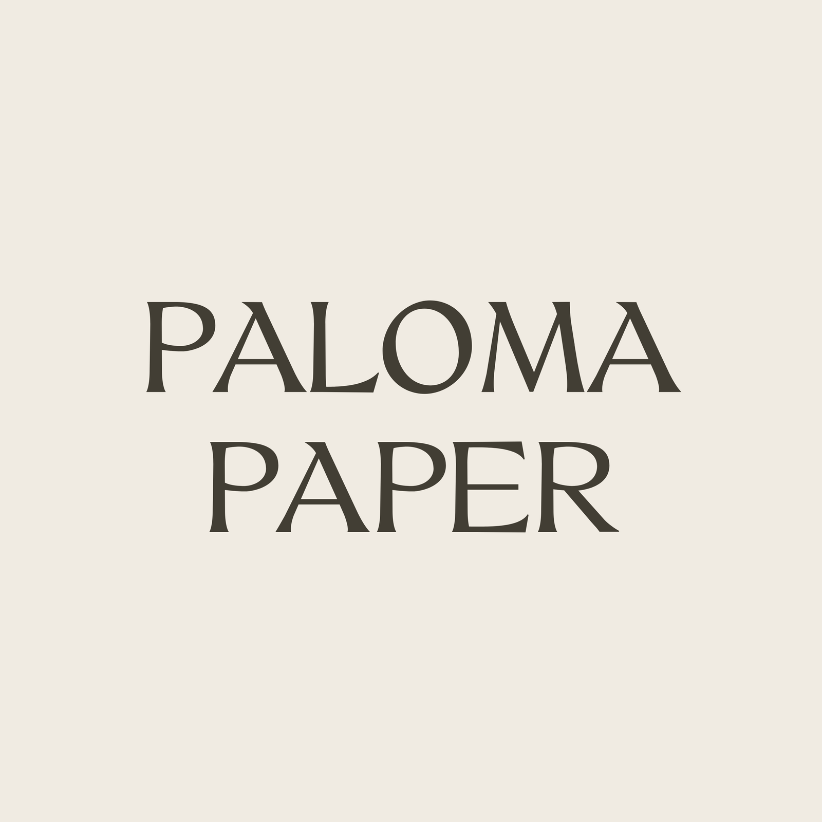 Paloma Paper