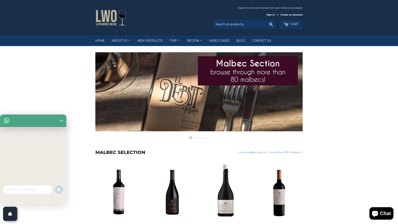 Latin Wines Online