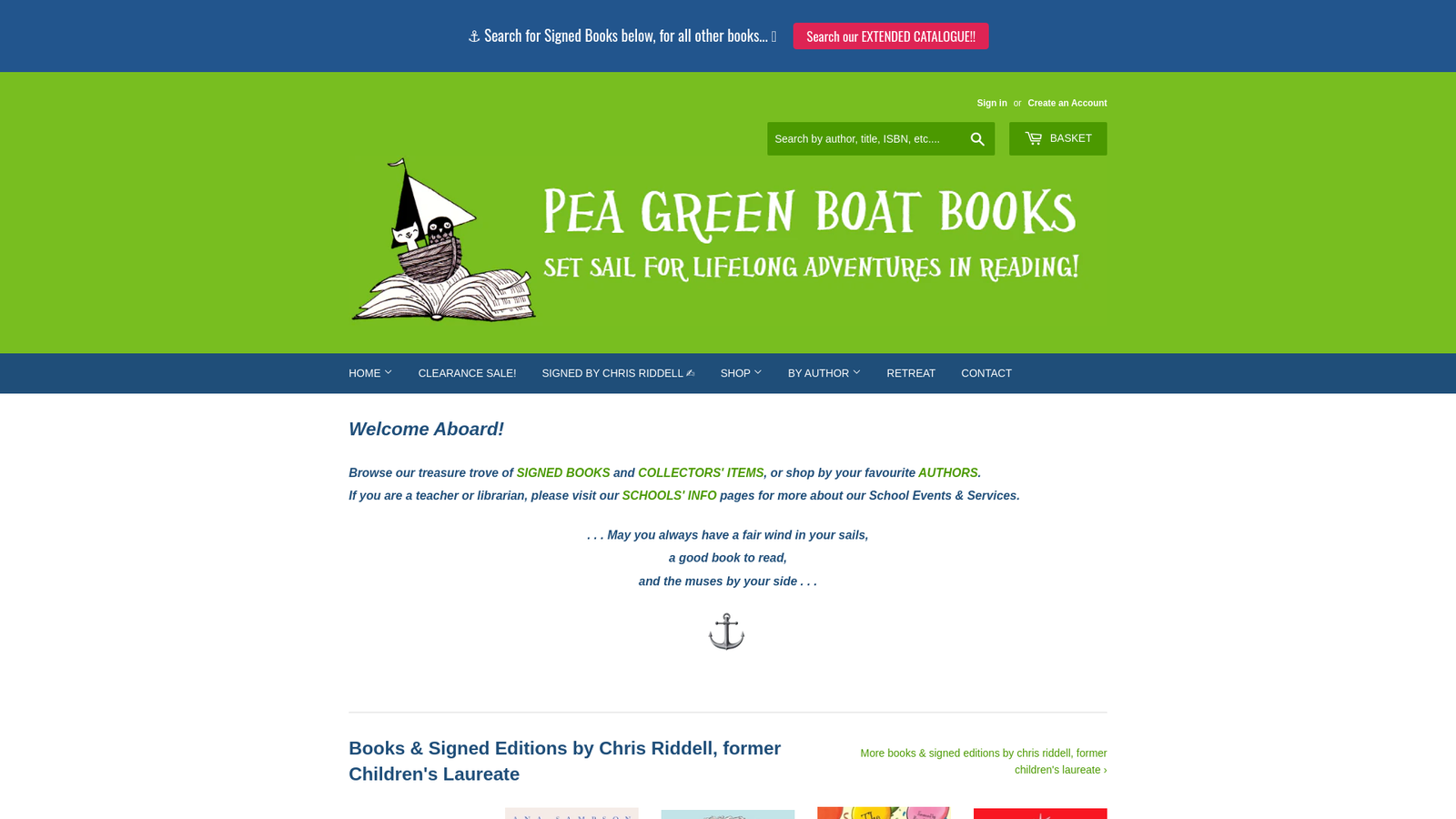 Pea Green Boat Books Shop