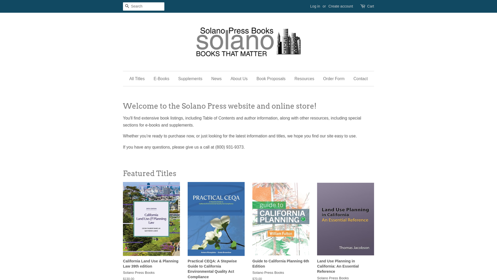 Solano Press Books